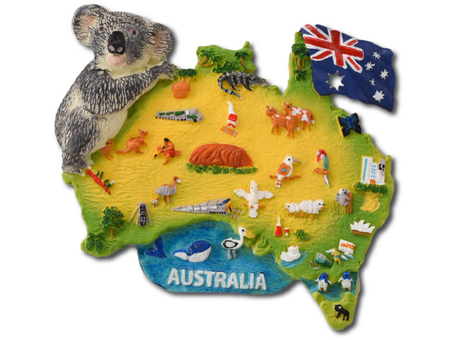 Polyresin Magnet / Australia / YE-AU-08