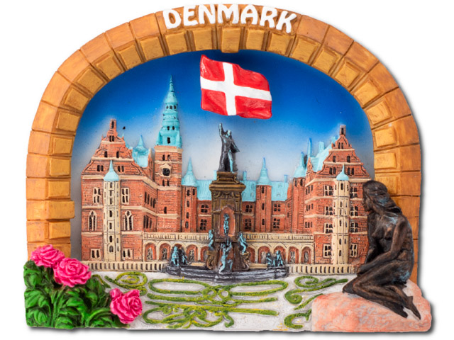 Polyresin Magnet / Denmark / YE-DE-05
