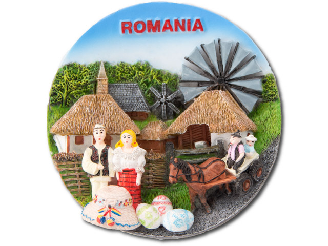Polyresin Magnet / Romania / YE-RO-05