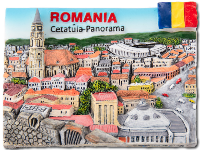 Polyresin Magnet / Romania / YE-RO-12